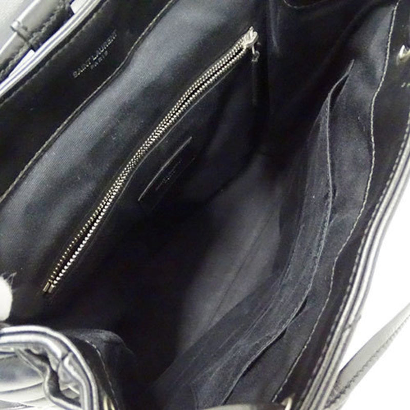 Saint Laurent Black Leather Backpack (Pre-Owned)