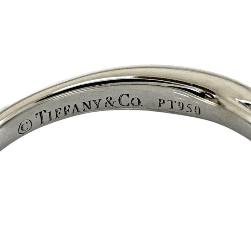 Tiffany Silver Platinum 950 Band Ring (Pre-Owned)