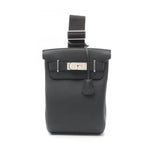 Hermes Black Togo Leather Fanny Pack Sling Bag (Pre-Owned)