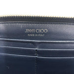 Jimmy Choo Blue Bill Wallet (Bi-Fold) (Pre-Owned)