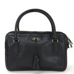 Salvatore Ferragamo Black Leather Handbag (Pre-Owned)