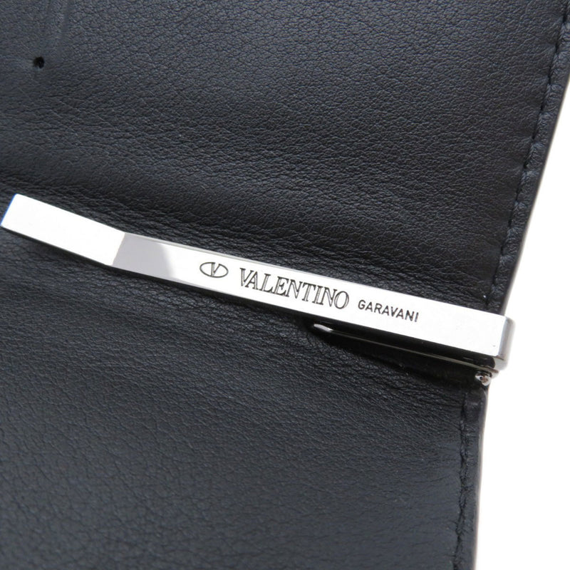 Valentino Garavani Black Leather Wallet (Bi-Fold) (Pre-Owned)