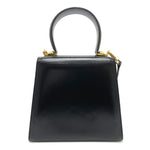 Salvatore Ferragamo Black Leather Handbag (Pre-Owned)