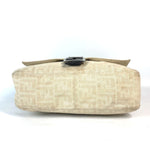 Fendi Beige Canvas Leather Shoulder Bag (Pre-Owned)