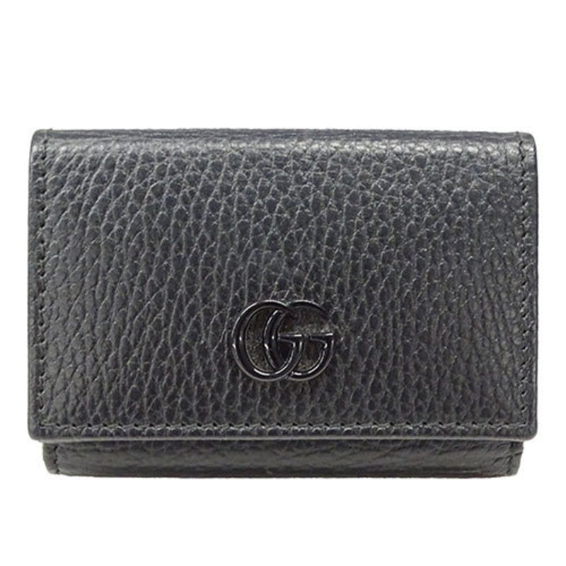 Gucci Black Leather Wallet (Tri-Fold) (Pre-Owned)