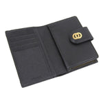 Bvlgari Bvlgari Bvlgari Black Leather Wallet (Bi-Fold) (Pre-Owned)