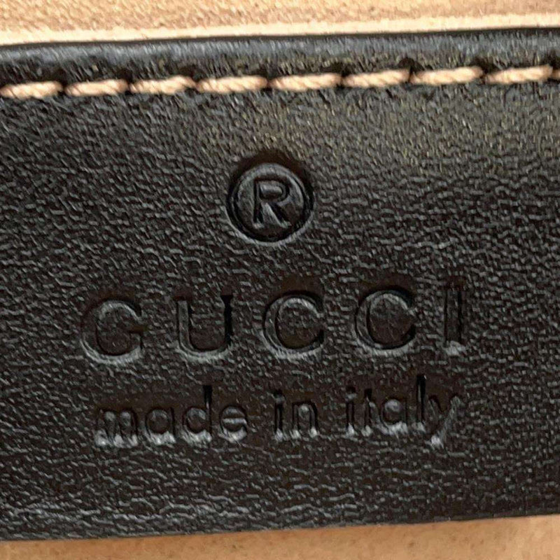 Gucci Gg Marmont Black Leather Fanny Pack (Pre-Owned)