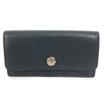 Bvlgari Black Leather Long Wallet (Bi-Fold) (Pre-Owned)