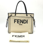 Fendi Beige Cloth Tote Bag (Pre-Owned)