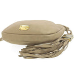 Jimmy Choo Gold Leather Shoulder Bag (Pre-Owned)