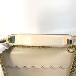 Fendi Beige Leather Shoulder Bag (Pre-Owned)