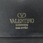 Valentino Garavani Black Leather Wallet (Bi-Fold) (Pre-Owned)