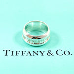 Tiffany Atlas Silver Silver 925 Band Ring (Pre-Owned)