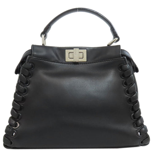 Fendi Black Leather Handbag (Pre-Owned)