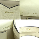 Valextra Black Ivory Leather Handbag (Pre-Owned)