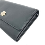 Bvlgari Black Leather Long Wallet (Bi-Fold) (Pre-Owned)