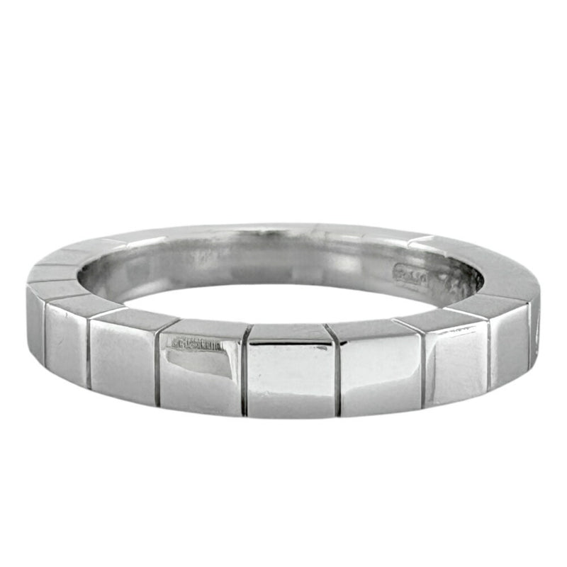 Cartier Lanieres Silver White Gold (18K) Band Ring (Pre-Owned)