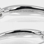 Tiffany Platinum Platinum 950 Band Ring (Pre-Owned)