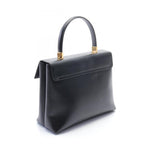 Salvatore Ferragamo Black Leather Handbag (Pre-Owned)