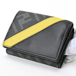 Fendi Black Fabric Wallet (Tri-Fold) (Pre-Owned)