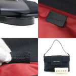 Bvlgari Black Canvas Leather Shoulder Bag (Pre-Owned)