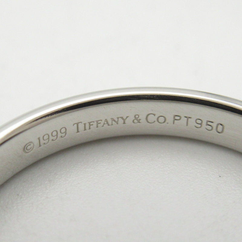 Tiffany Silver Platinum 950 Band Ring (Pre-Owned)