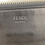 Fendi Black Leather Clutch Bag (Pre-Owned)