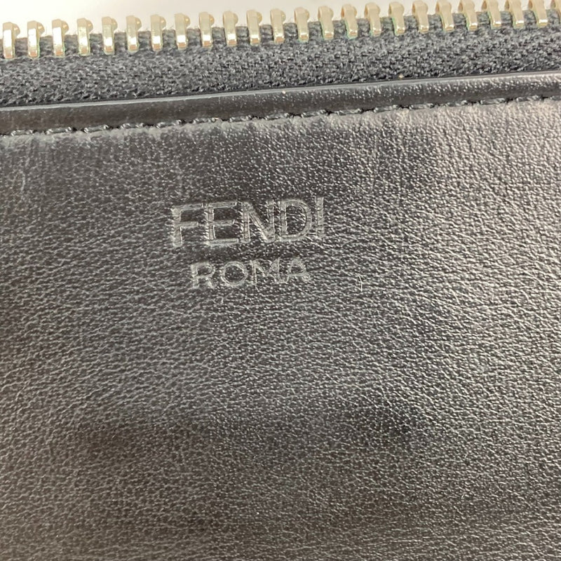 Fendi Black Leather Clutch Bag (Pre-Owned)