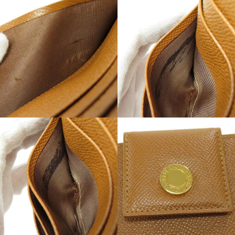 Bvlgari Bvlgari Bvlgari Brown Leather Wallet (Bi-Fold) (Pre-Owned)