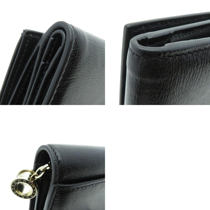 Bvlgari Black Leather Wallet (Bi-Fold) (Pre-Owned)