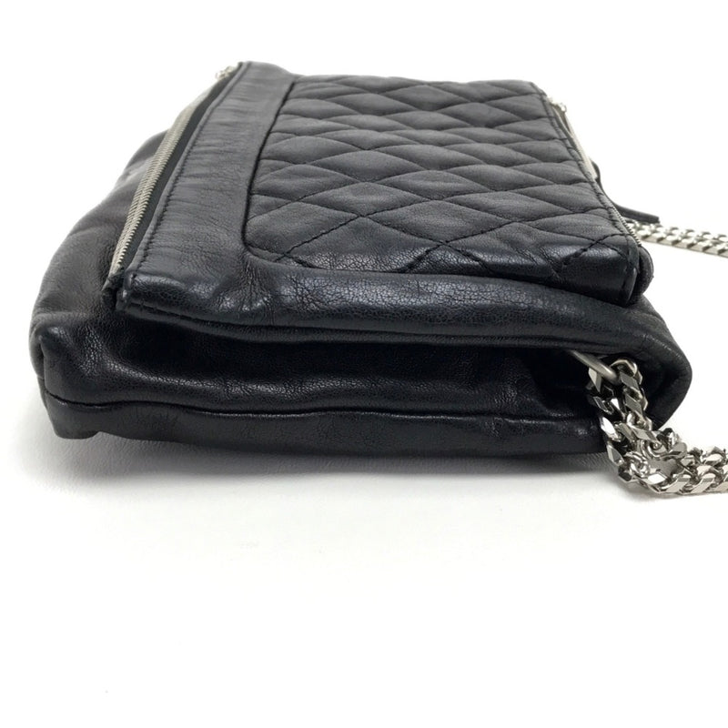 Jimmy Choo Black Leather Shoulder Bag (Pre-Owned)