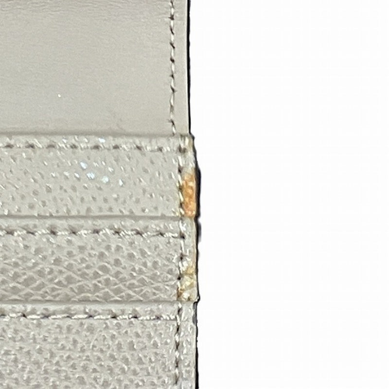 Fendi Beige Leather Long Wallet (Bi-Fold) (Pre-Owned)