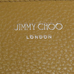 Jimmy Choo Black Brown Leather Coin Purse/Coin Case (Pre-Owned)