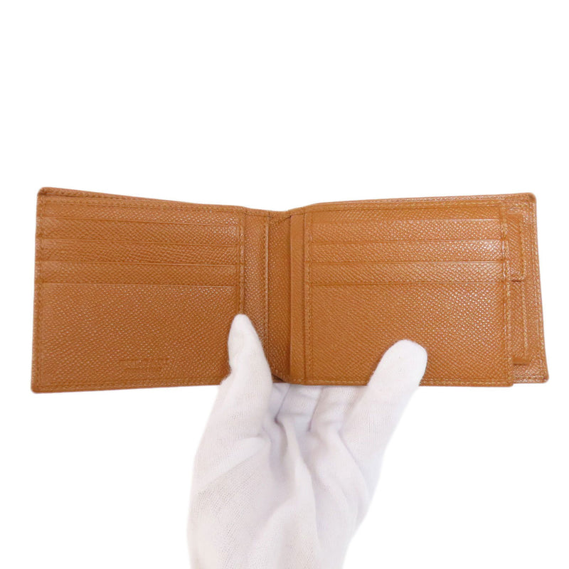 Bvlgari Brown Leather Wallet (Bi-Fold) (Pre-Owned)