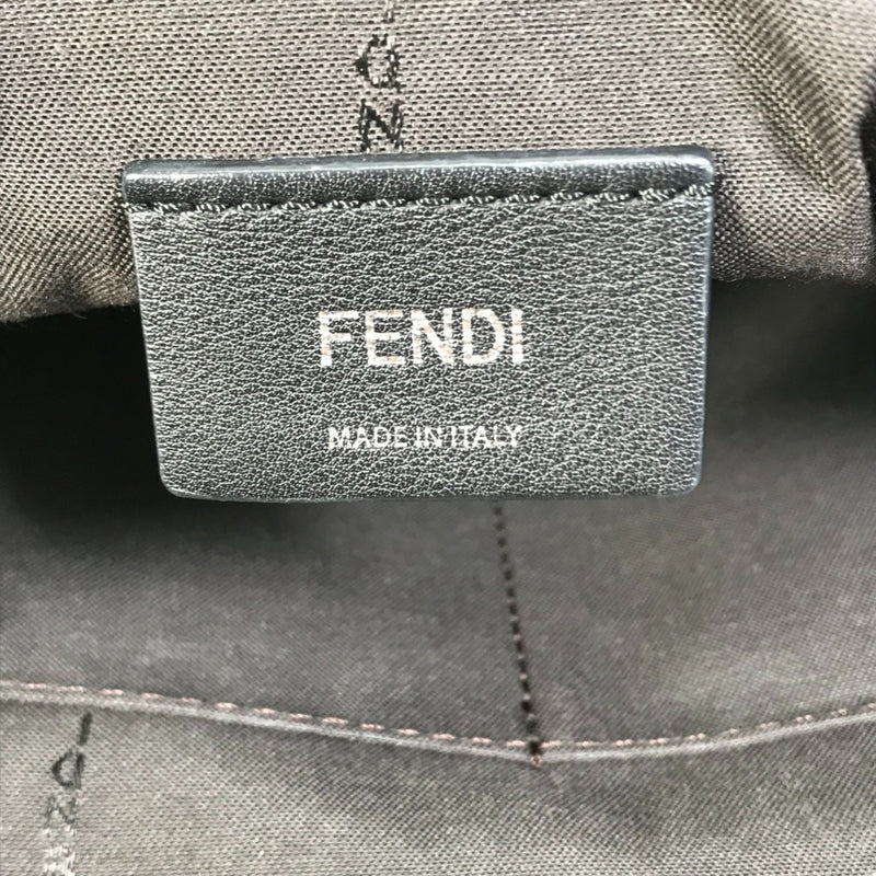 Fendi Black Leather Backpack (Pre-Owned)