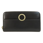 Bvlgari Black Leather Long Wallet (Bi-Fold) (Pre-Owned)