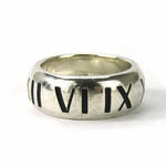 Tiffany Atlas Silver Silver 925 Band Ring (Pre-Owned)