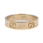 Gucci Gold Pink Gold (18K) Band Ring (Pre-Owned)