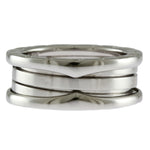 Bvlgari White Gold White Gold (18K) Band Ring (Pre-Owned)