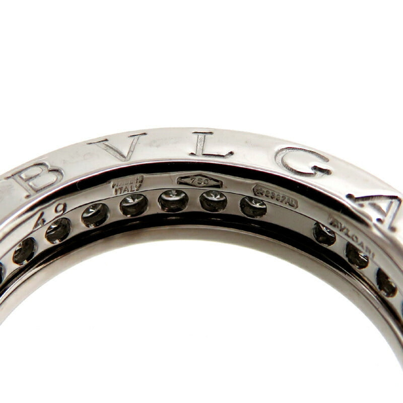 Bvlgari White Gold White Gold Band Ring (Pre-Owned)