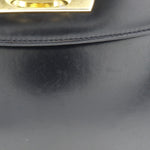 Salvatore Ferragamo Black Leather Shoulder Bag (Pre-Owned)