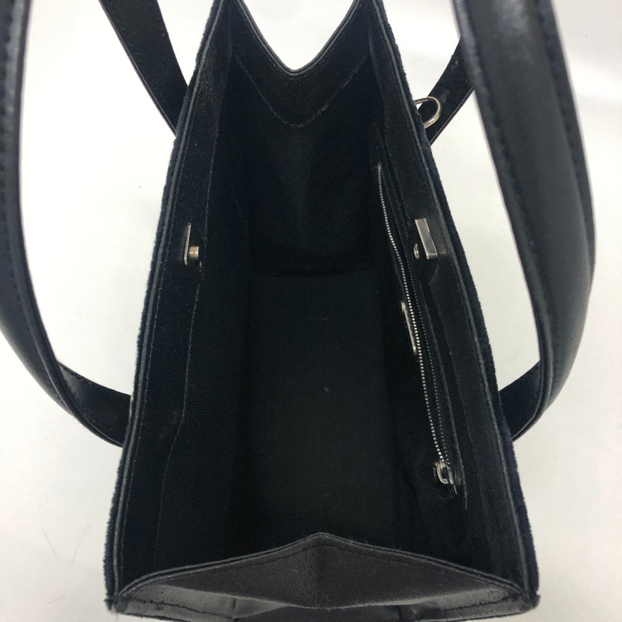 Fendi Black Leather Tote Bag (Pre-Owned)