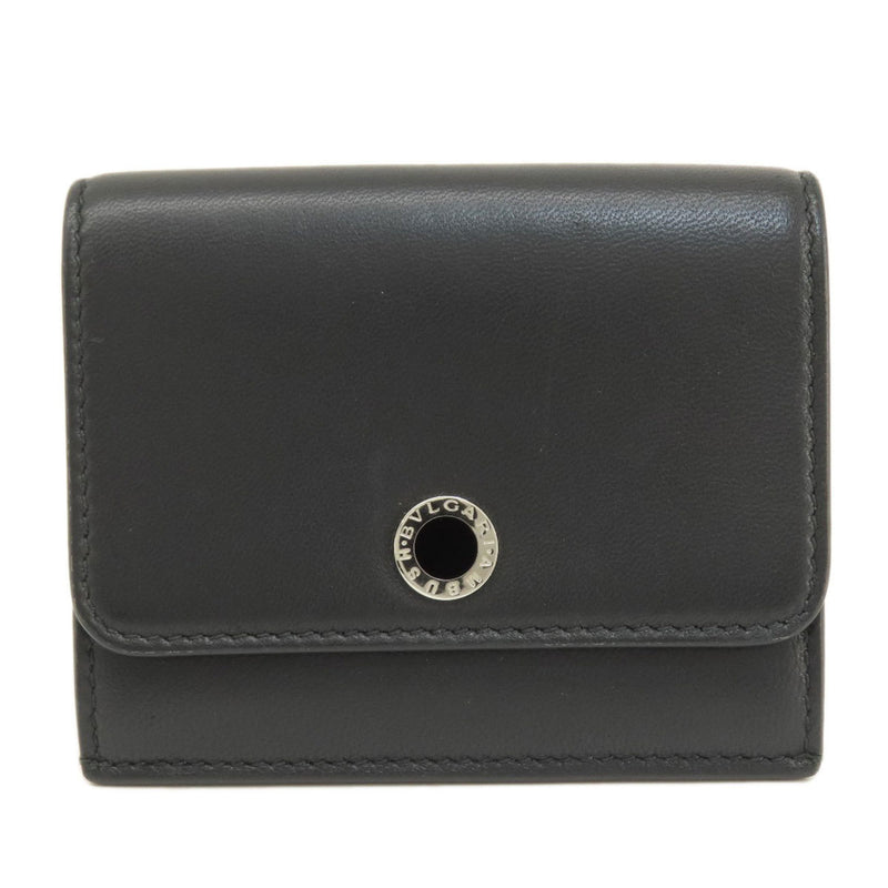 Bvlgari Black Leather Wallet (Bi-Fold) (Pre-Owned)