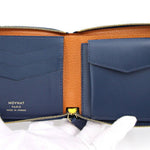 Moynat Navy Pvc Leather Wallet (Bi-Fold) (Pre-Owned)