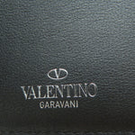 Valentino Garavani Black Nylon Leather Wallet (Bi-Fold) (Pre-Owned)