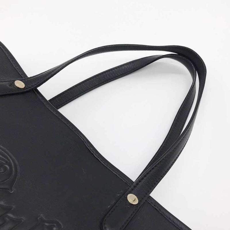 Bvlgari Collezione Black Leather Tote Bag (Pre-Owned)