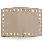 Valentino Garavani Pink Beige Leather Wallet (Bi-Fold) (Pre-Owned)