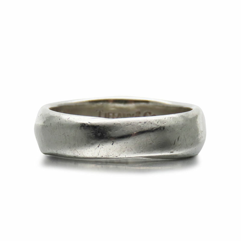 Tiffany Silver Silver 925 Band Ring (Pre-Owned)