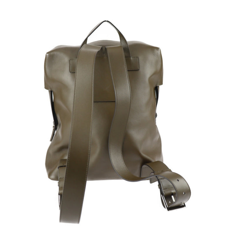 Jimmy Choo Olive Leather Backpack (Pre-Owned)