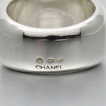 Chanel Silver Silver 925 Band Ring (Pre-Owned)